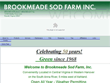 Tablet Screenshot of brookmeadesod.com